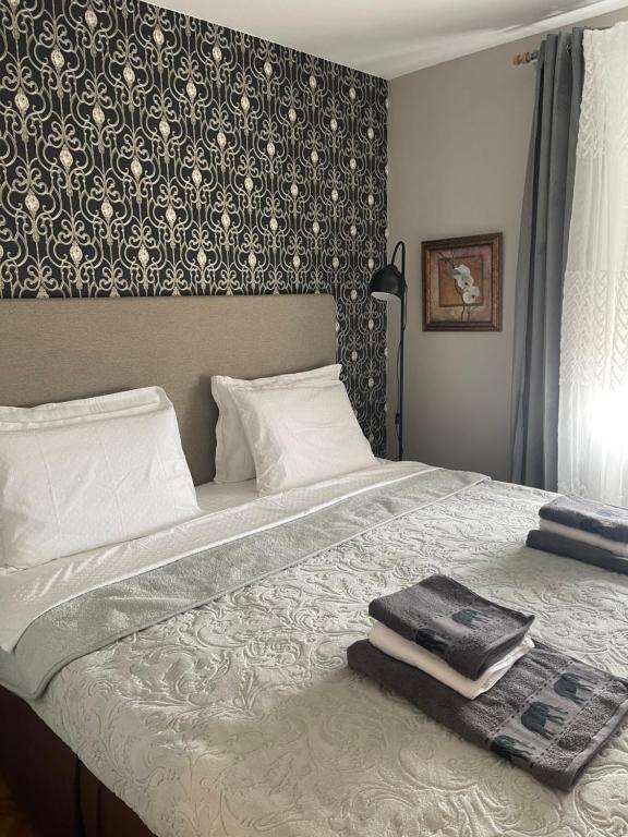 Postel nebo postele na pokoji v ubytování LEA-Lux Apartment