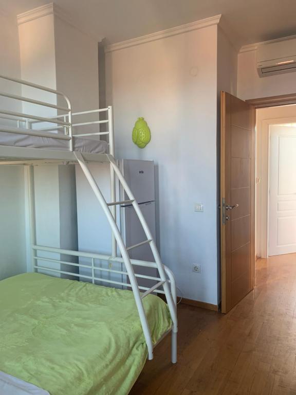 Postel nebo postele na pokoji v ubytování BLUE HOUSE