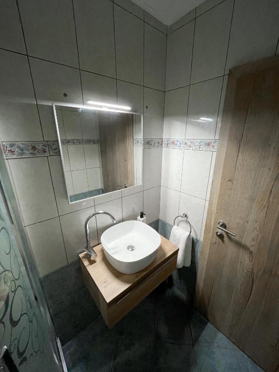 Koupelna v ubytování Rooms Balkovec