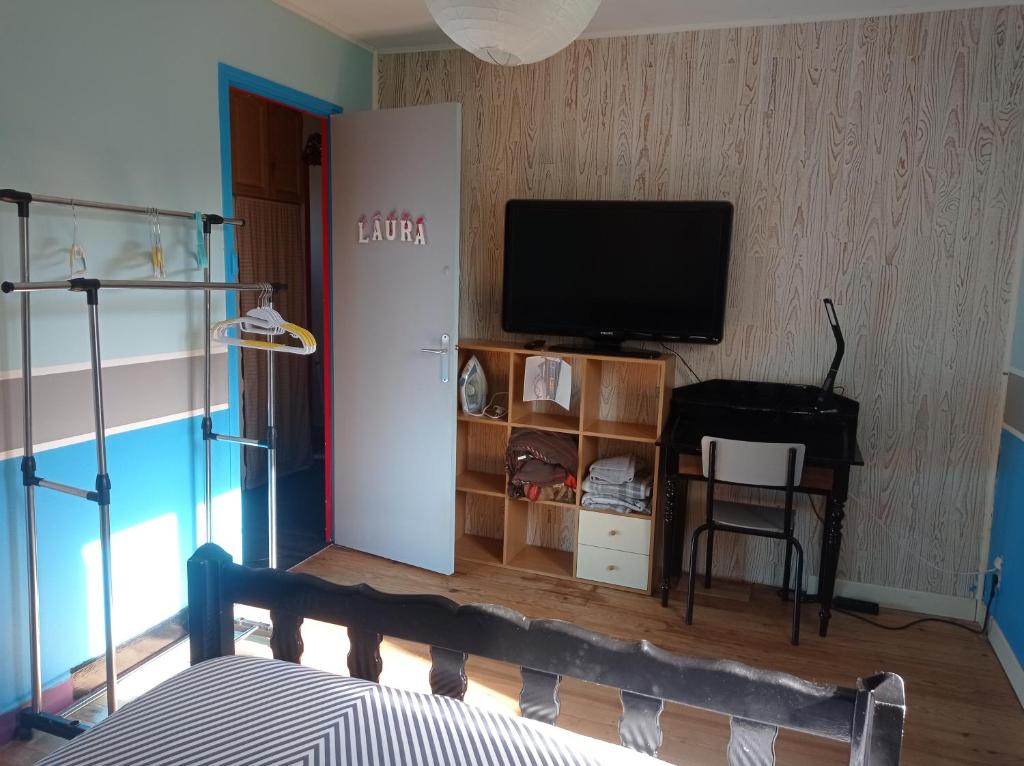 TV a/nebo společenská místnost v ubytování studio type 1bis
