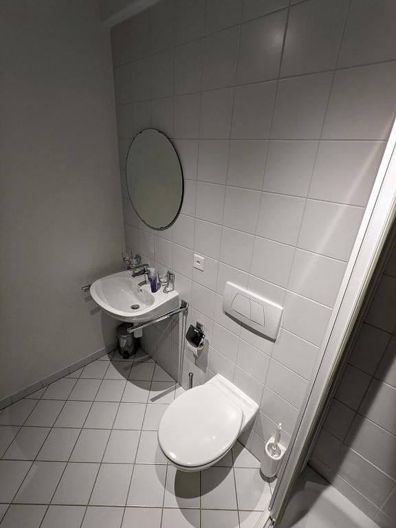 Koupelna v ubytování Alte Brauerei Buchs