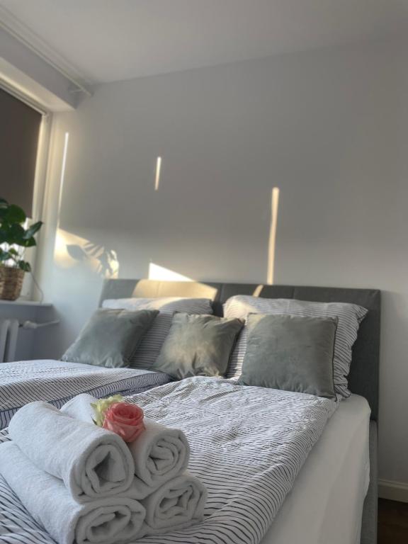 Postel nebo postele na pokoji v ubytování Casa Baltica Apartment