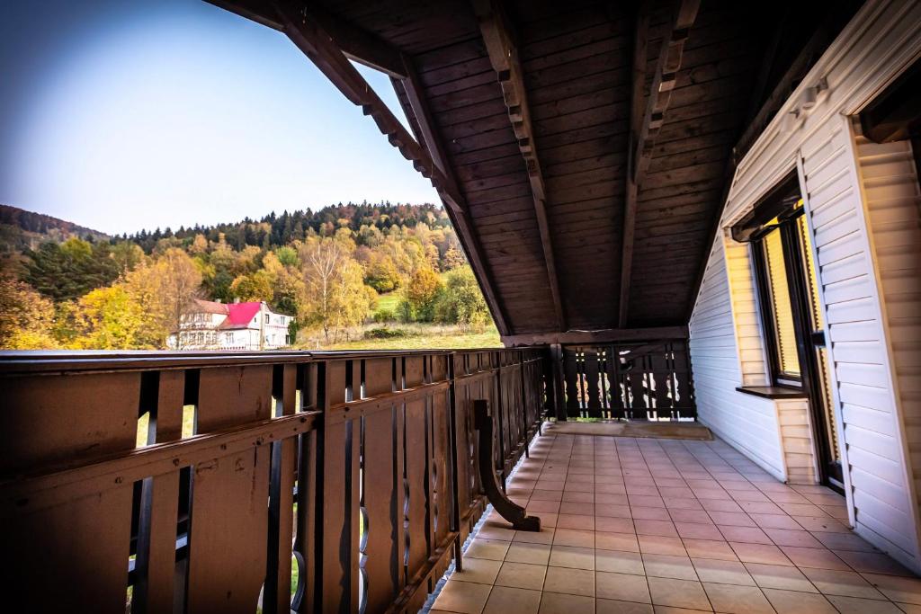 Výhľad na hory alebo výhľad na hory priamo z apartmánu