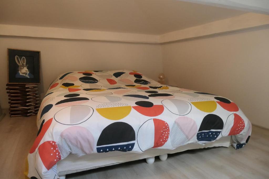 Posteľ alebo postele v izbe v ubytovaní Appartement - Villa Léopold à Malo