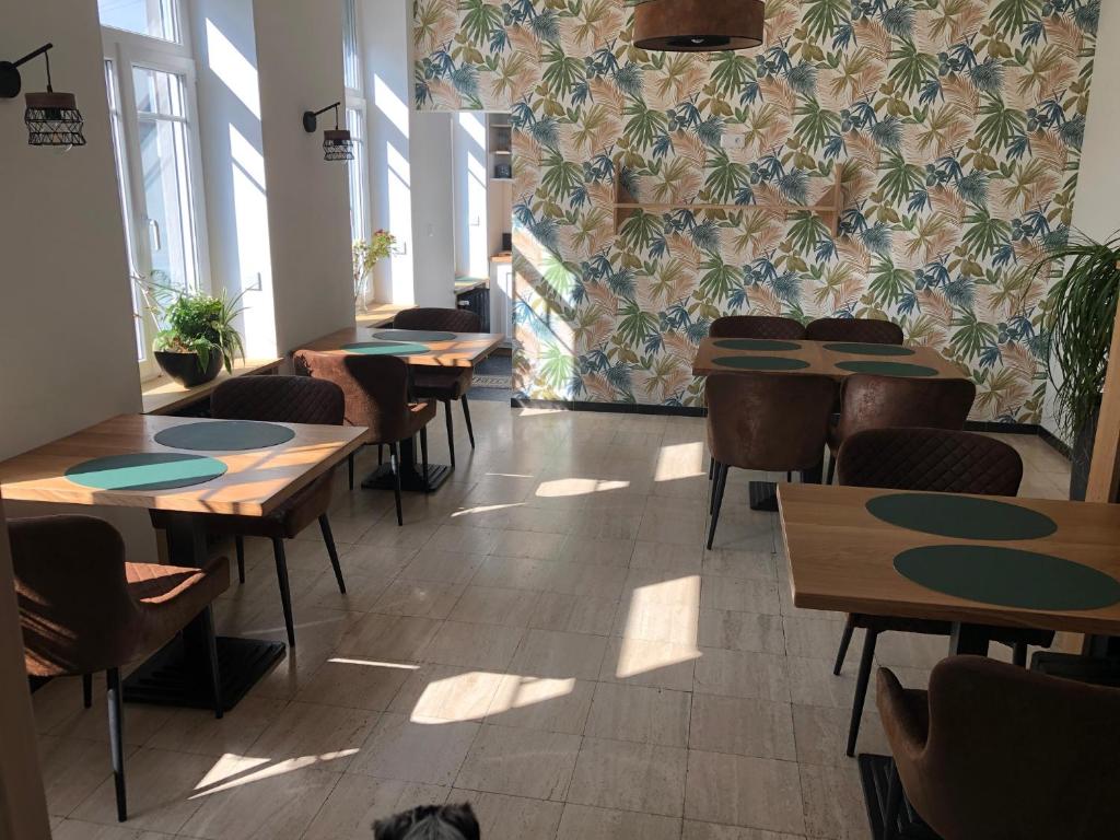 Restaurace v ubytování Aux Portes des Lacs