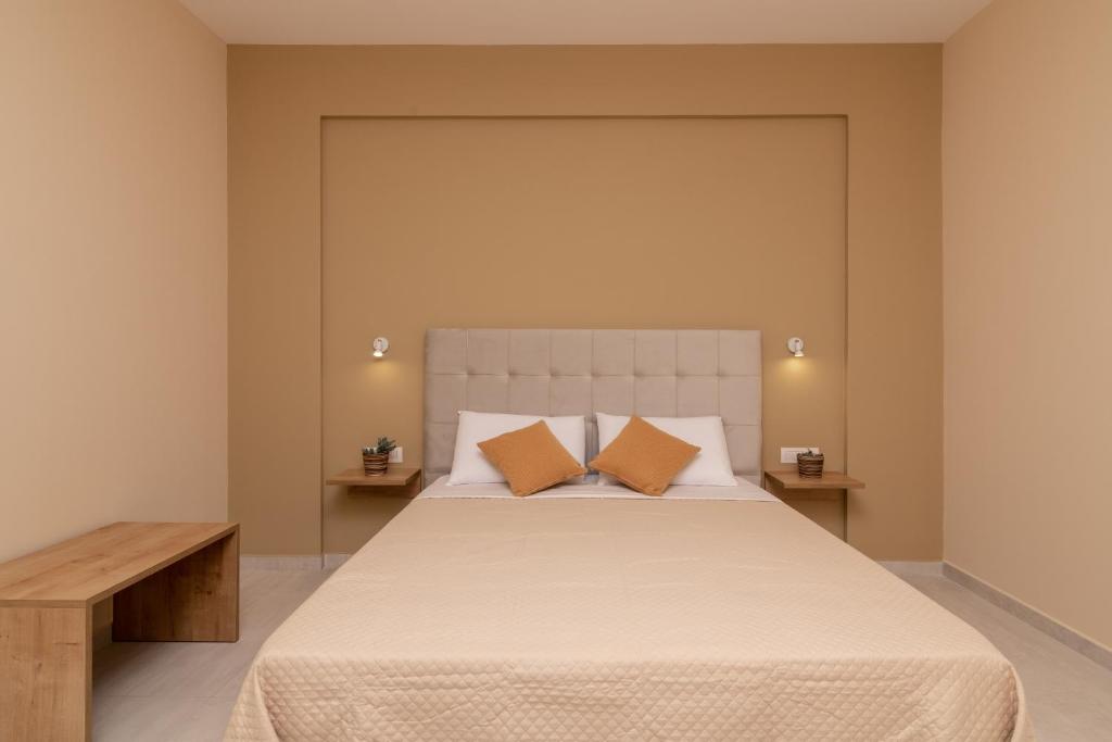 Posteľ alebo postele v izbe v ubytovaní Spartakos Luxury Villa 5