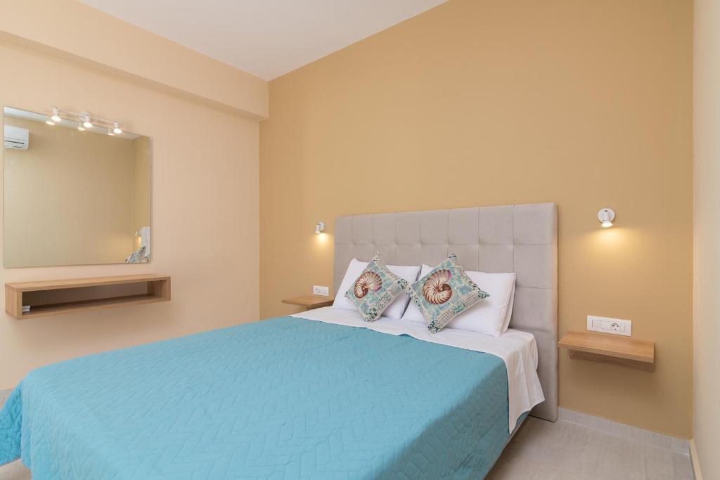 Posteľ alebo postele v izbe v ubytovaní Spartakos Luxury Villa 5