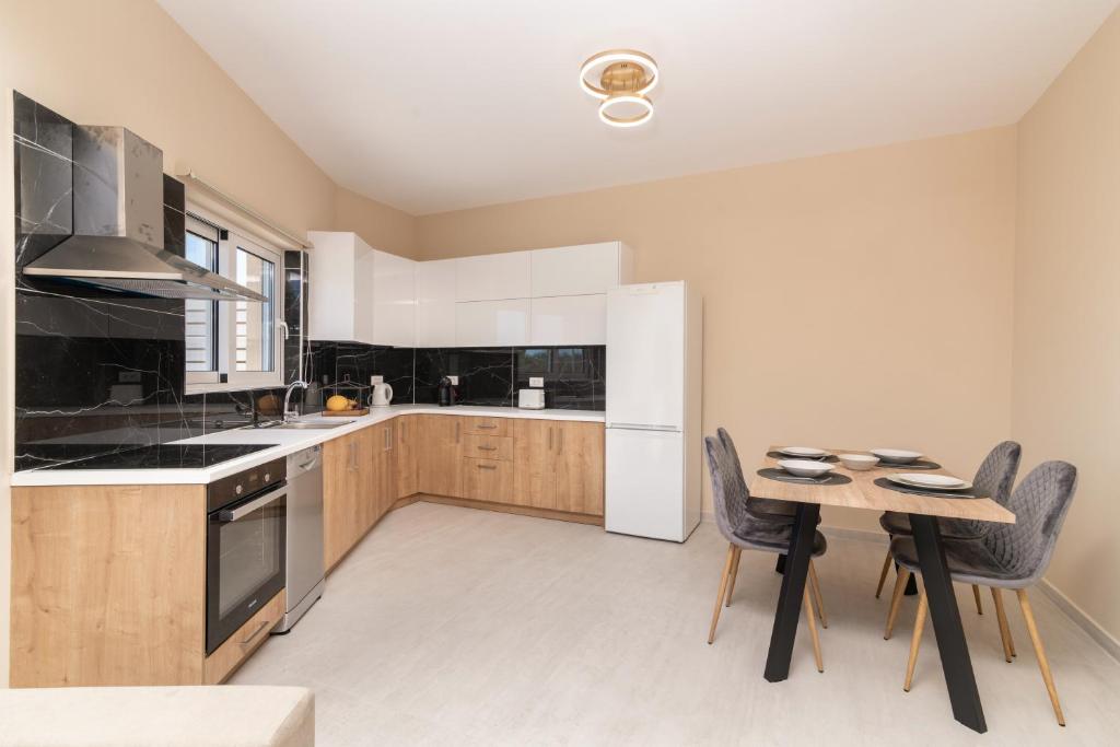 Kuchyňa alebo kuchynka v ubytovaní Spartakos Luxury Villa 6