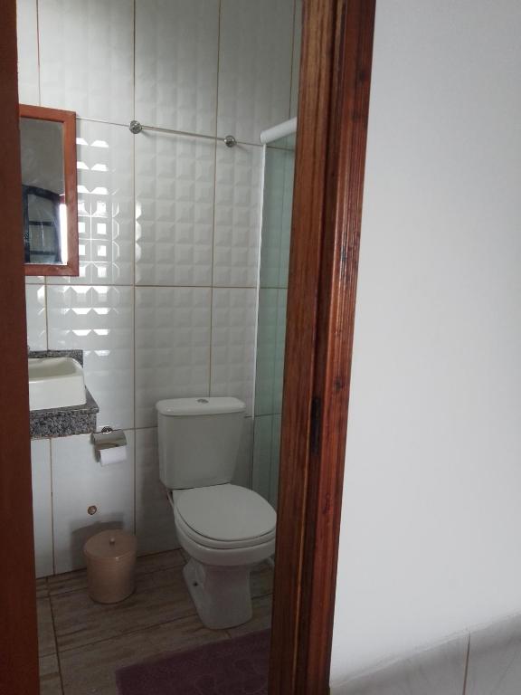 Koupelna v ubytování Pousada Pé na Areia