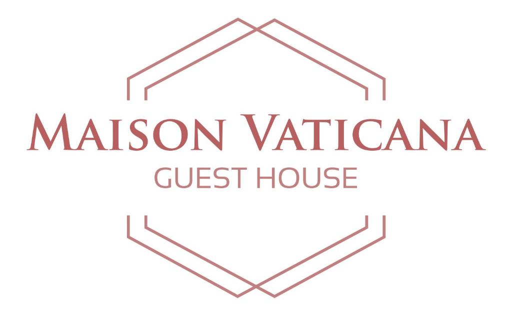 a logo for a museum victorian guest house at Maison Vaticana in Rome