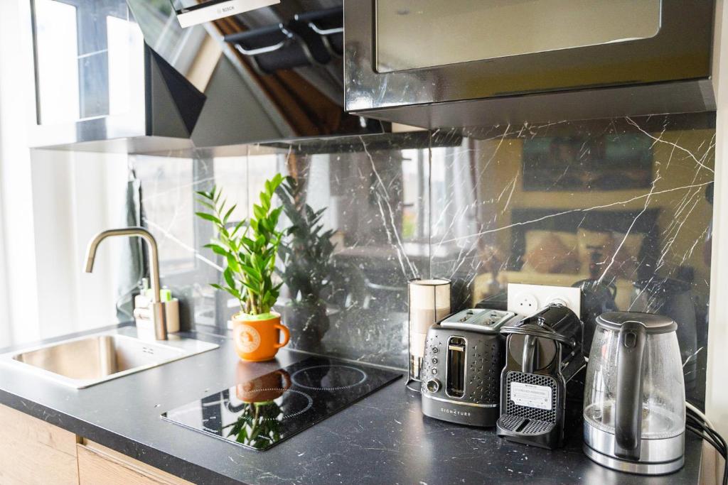 Kuchyňa alebo kuchynka v ubytovaní Paris Homestay of Happyness
