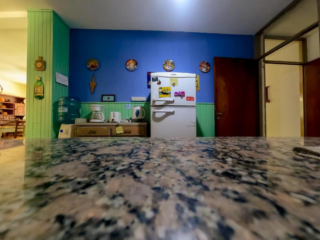 Kuchyň nebo kuchyňský kout v ubytování Hostel De La Tana