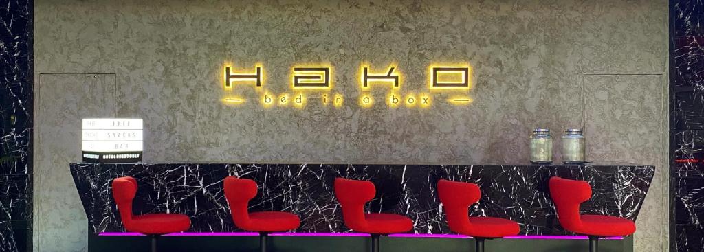 Certifikát, hodnocení, plakát nebo jiný dokument vystavený v ubytování HAKO HOTEL JBCC