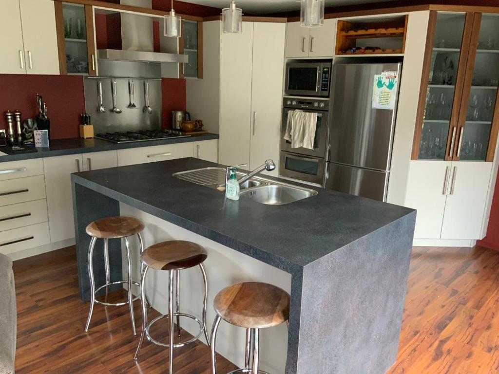 Large stand alone home with two living areas.