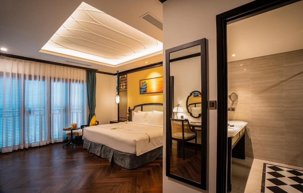 Postel nebo postele na pokoji v ubytování Potique Hotel