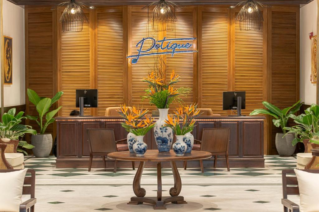 TV/trung tâm giải trí tại Potique Hotel