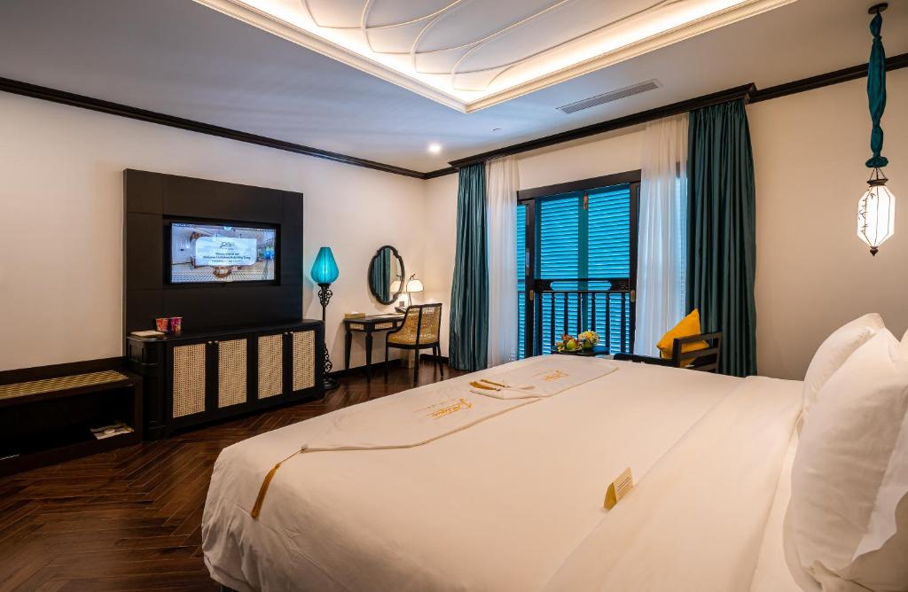 TV a/nebo společenská místnost v ubytování Potique Hotel