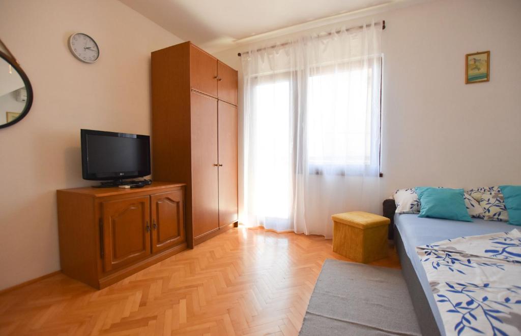 Televízia a/alebo spoločenská miestnosť v ubytovaní Room Vesna