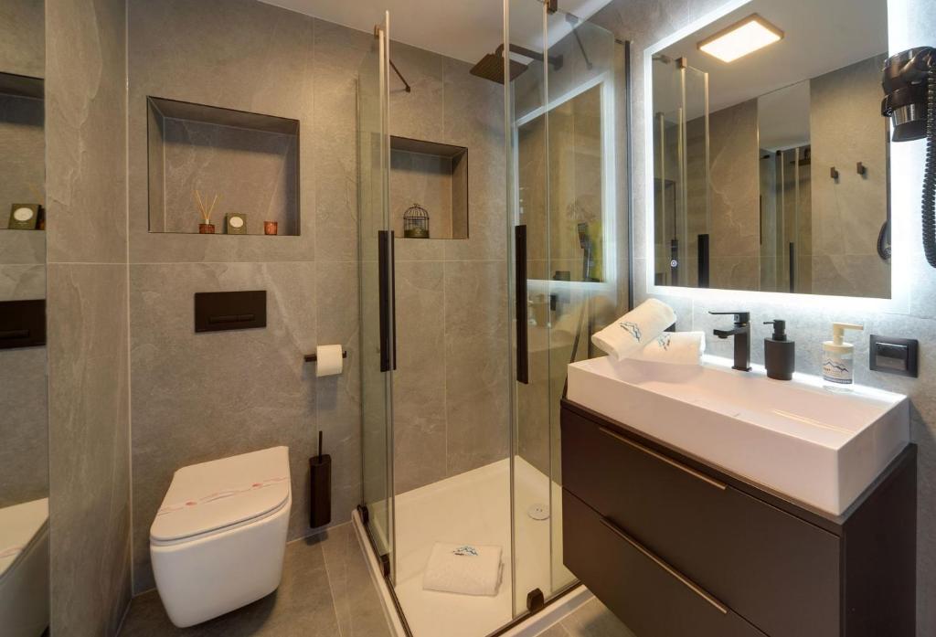 Kúpeľňa v ubytovaní Apart Invest Centrum Park 13