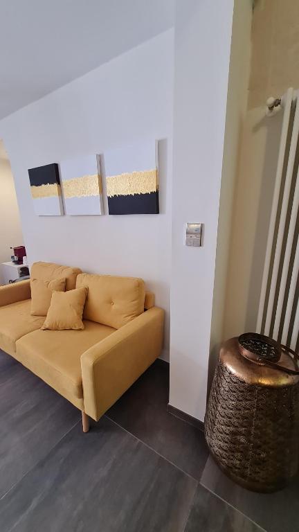 Posezení v ubytování LITHOS ROOMs
