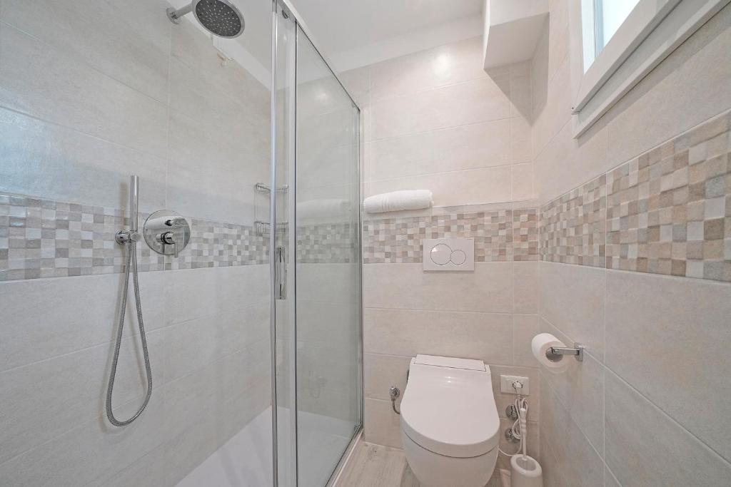 Koupelna v ubytování Hotel Strand a frontemare
