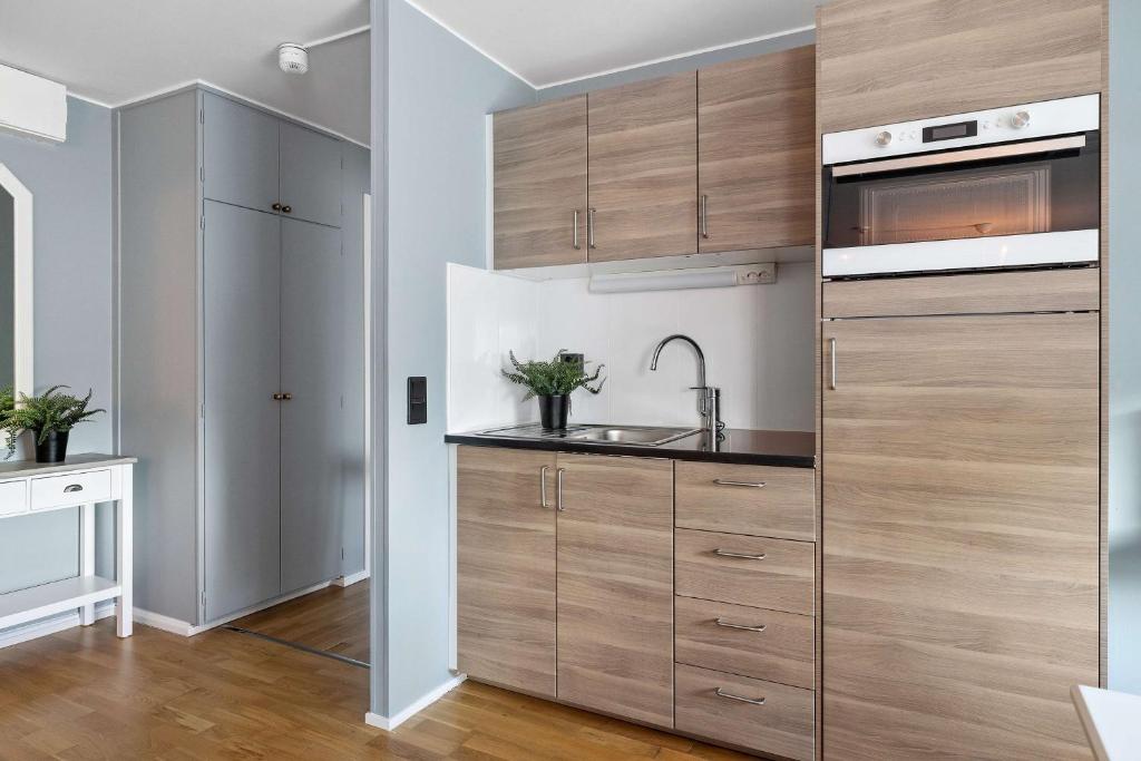 Kuchyň nebo kuchyňský kout v ubytování Best Western Princess Hotel