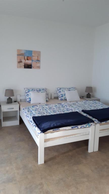 Postel nebo postele na pokoji v ubytování Apartmani Milosevic