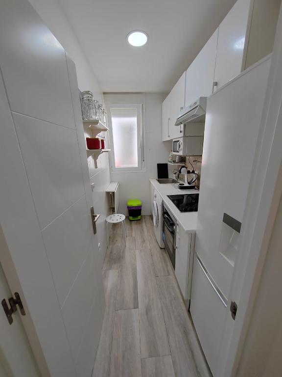 Kuchyň nebo kuchyňský kout v ubytování Apartamento Manuel Becerra