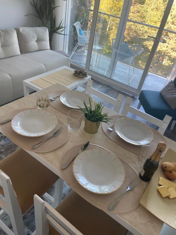 Ruang duduk di Apartman M Zlatni breg