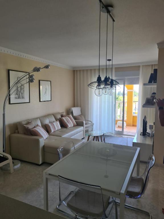 Posezení v ubytování Casa suerte
