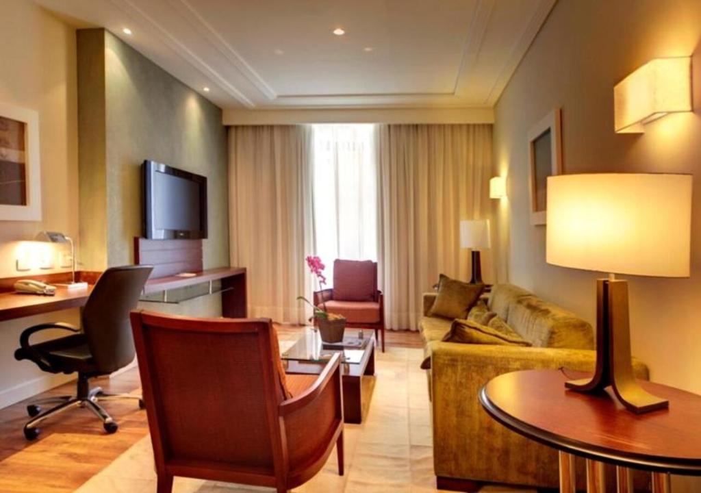 Posezení v ubytování Radisson Hotel Curitiba