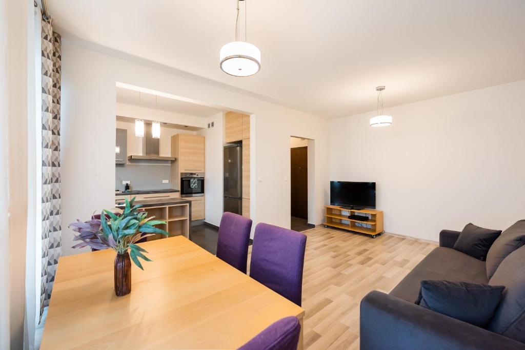 Kuchyňa alebo kuchynka v ubytovaní Praga Delightful Apartment