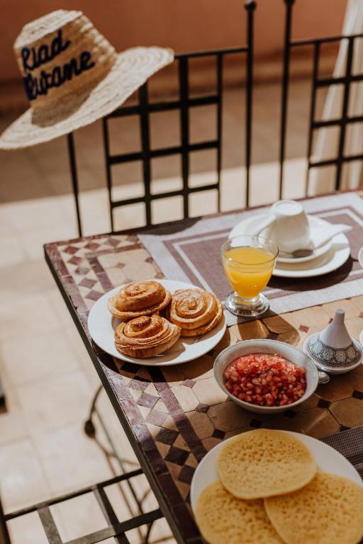 Nourriture dans le riad ou à proximité