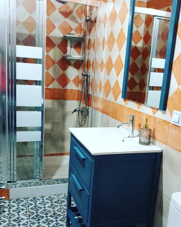 Kúpeľňa v ubytovaní La Casona de Alba