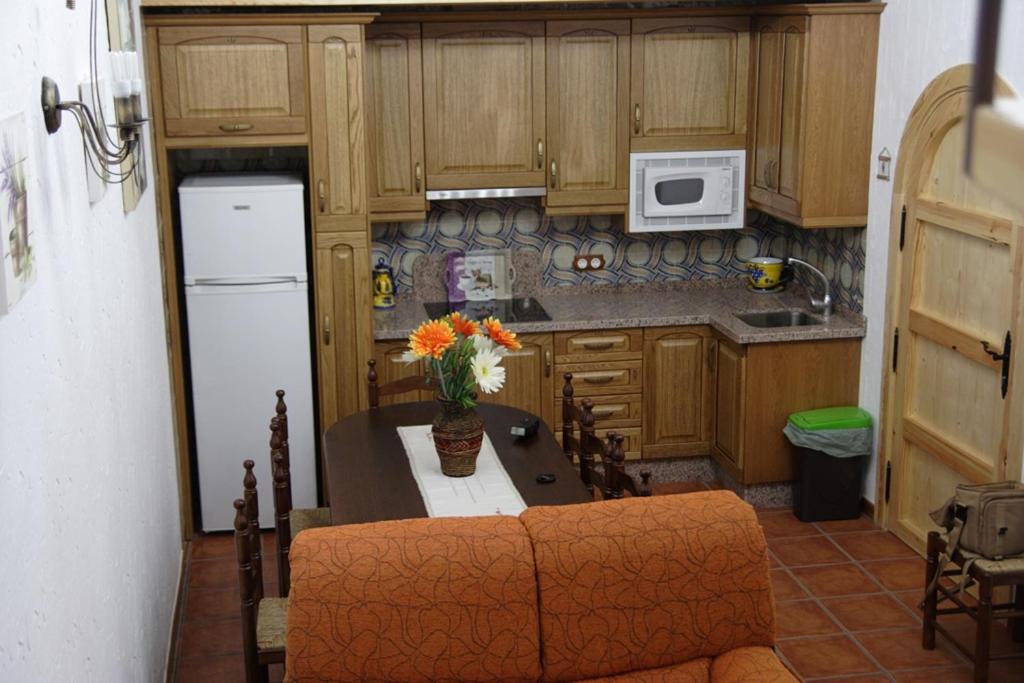 Kuchyň nebo kuchyňský kout v ubytování Cuevas las Chimeneas