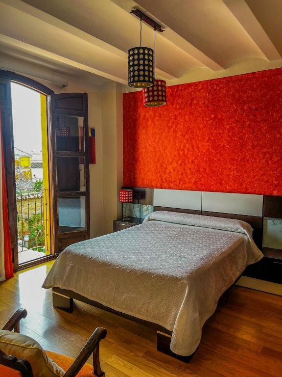Łóżko lub łóżka w pokoju w obiekcie VTAR Casa las Tinajas