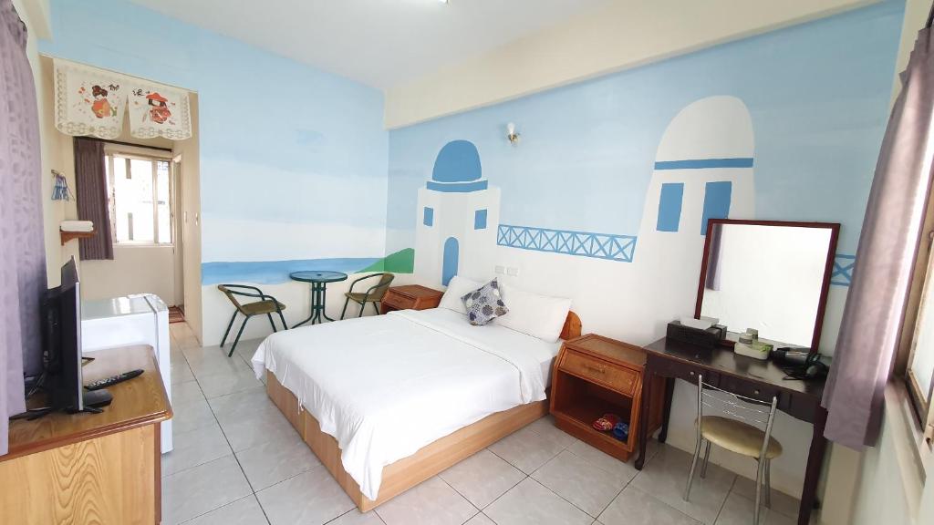 Postel nebo postele na pokoji v ubytování Lang Jiao Ya She Homestay