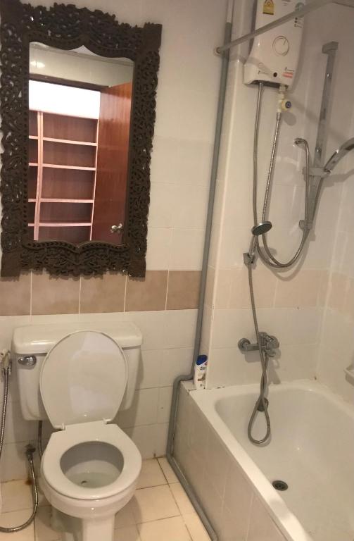 Koupelna v ubytování Jomtien Beach Condominium Rimhad A