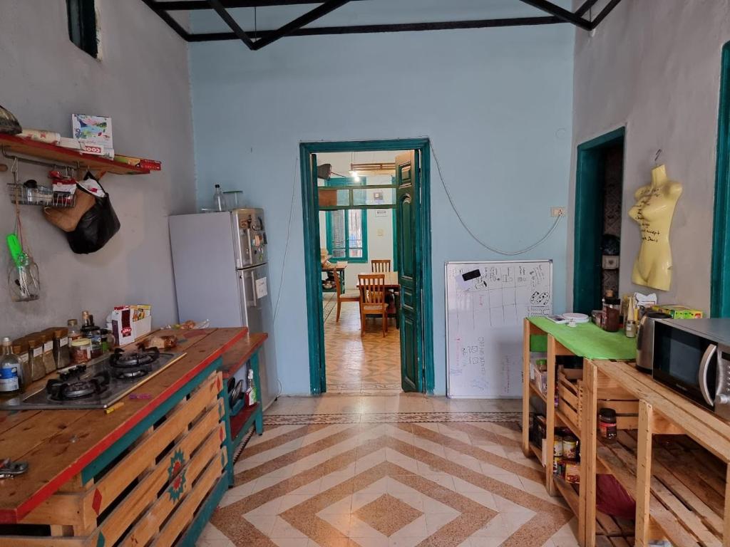 Kuchyň nebo kuchyňský kout v ubytování Shams House