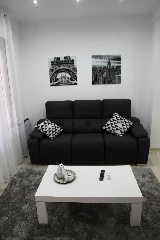 Posezení v ubytování Apartamentos Alogia, Pastora, Yerbater