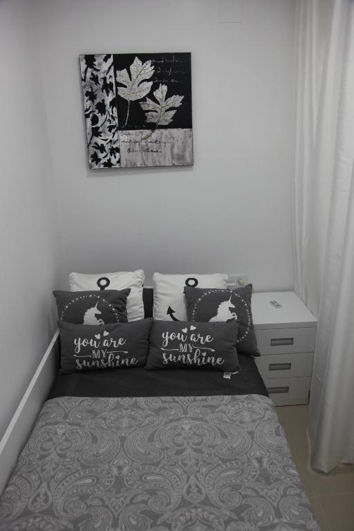 Postel nebo postele na pokoji v ubytování Apartamentos Alogia, Pastora, Yerbater