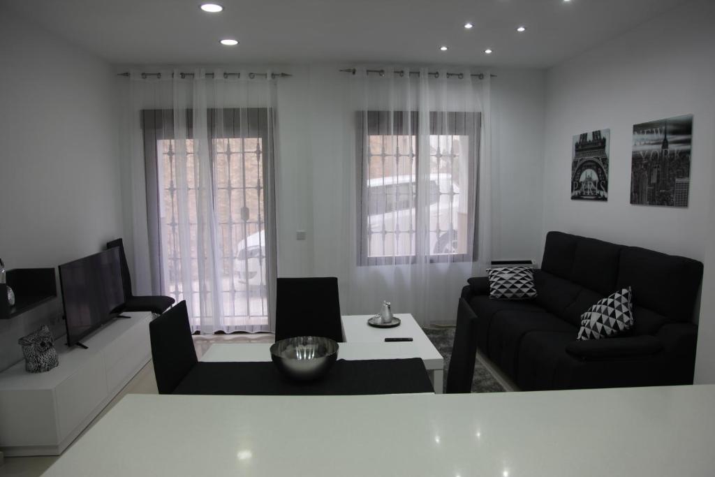 Posezení v ubytování Apartamentos Alogia, Pastora, Yerbater