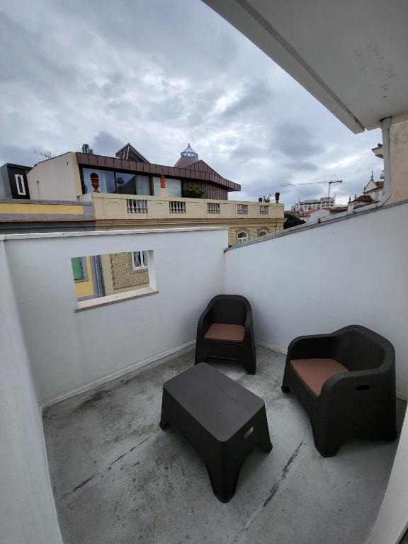 Balkón nebo terasa v ubytování Galeria Suite Hotel