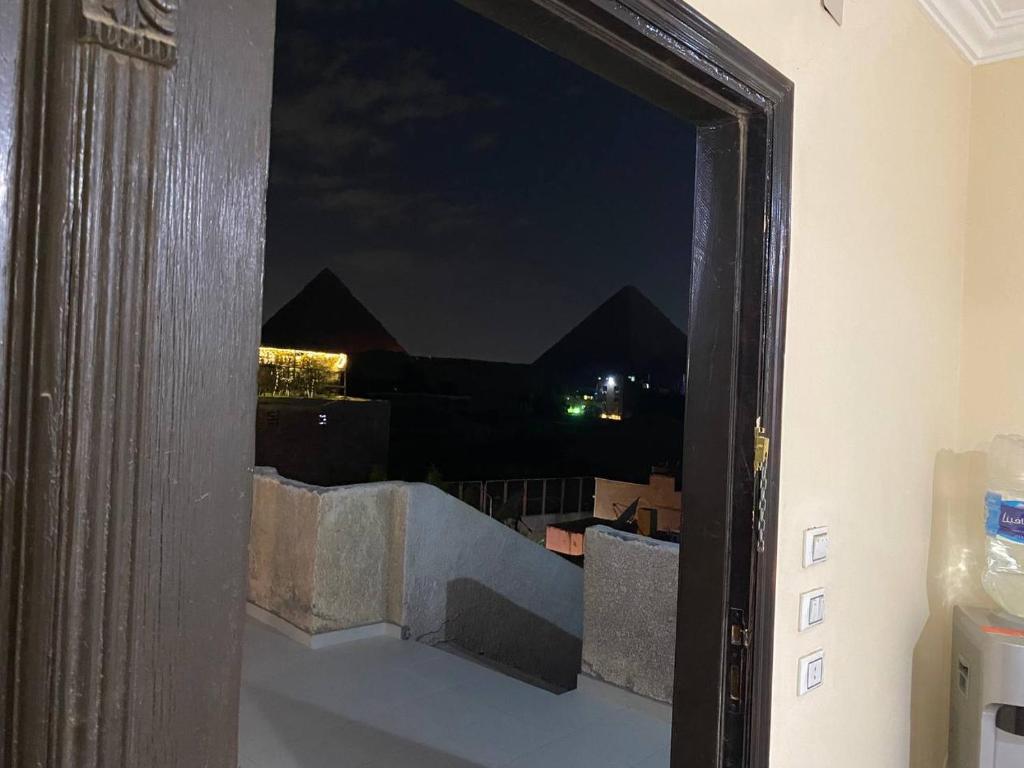 Balkón nebo terasa v ubytování Capo Pyramid