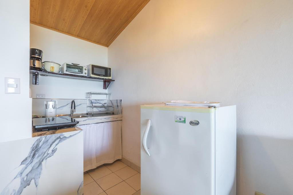 Kuchyň nebo kuchyňský kout v ubytování Hotel Villas de la Selva