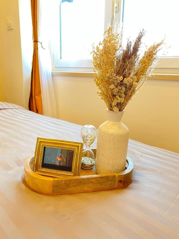 Posteľ alebo postele v izbe v ubytovaní Paris Homestay of Happyness