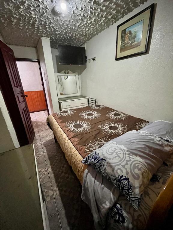 Postel nebo postele na pokoji v ubytování Hostal Carlos Luis
