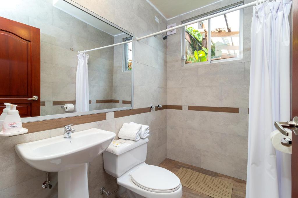 Koupelna v ubytování Napolitano Apart Hotel