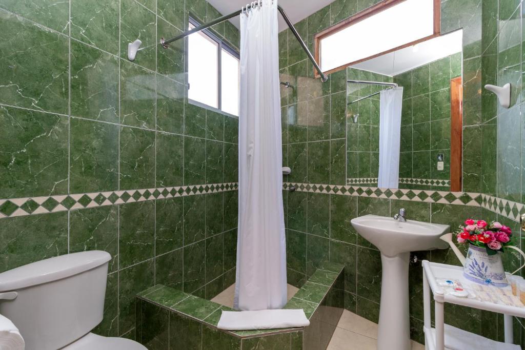 Koupelna v ubytování Napolitano Apart Hotel
