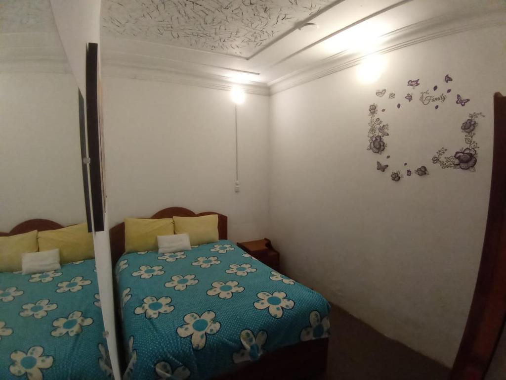 Voodi või voodid majutusasutuse Posada Azul Cusco toas